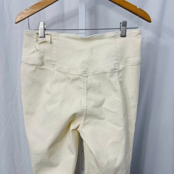 Free People Venice Beach Flare Pants Worn White Size 29x32 - Picture 13 of 14